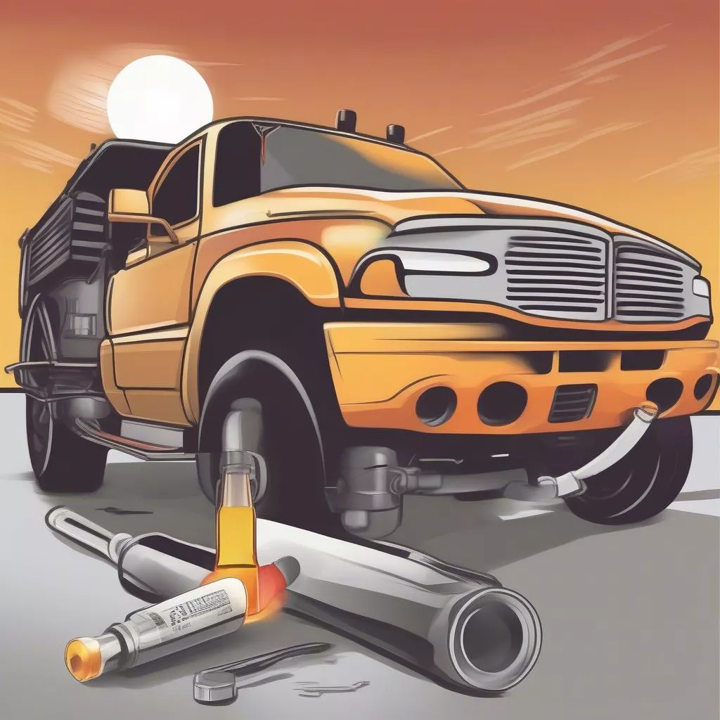 Thay nhớt cho xe tải