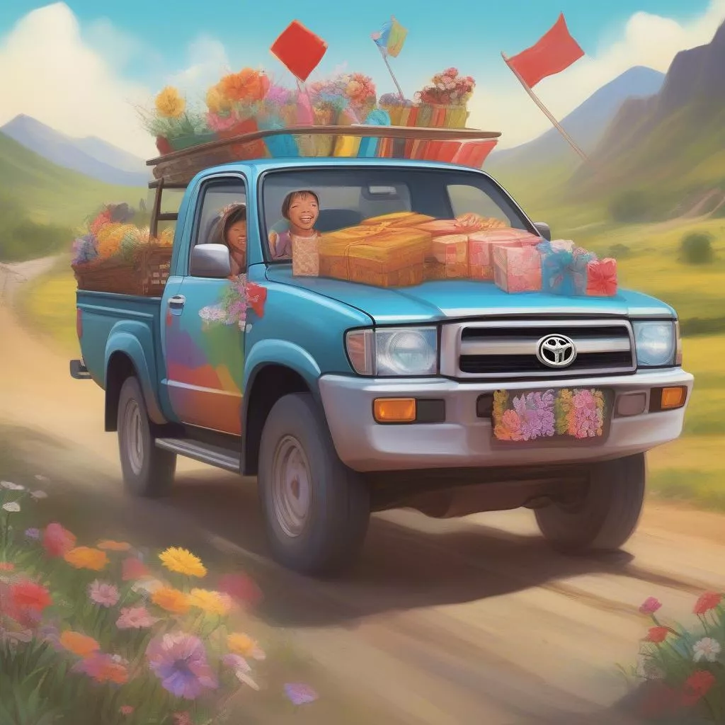 Vẽ Tranh Toyota Chiếc Ô Tô Mơ Ước: Khơi Nguồn Sáng Tạo Cho Tương Lai