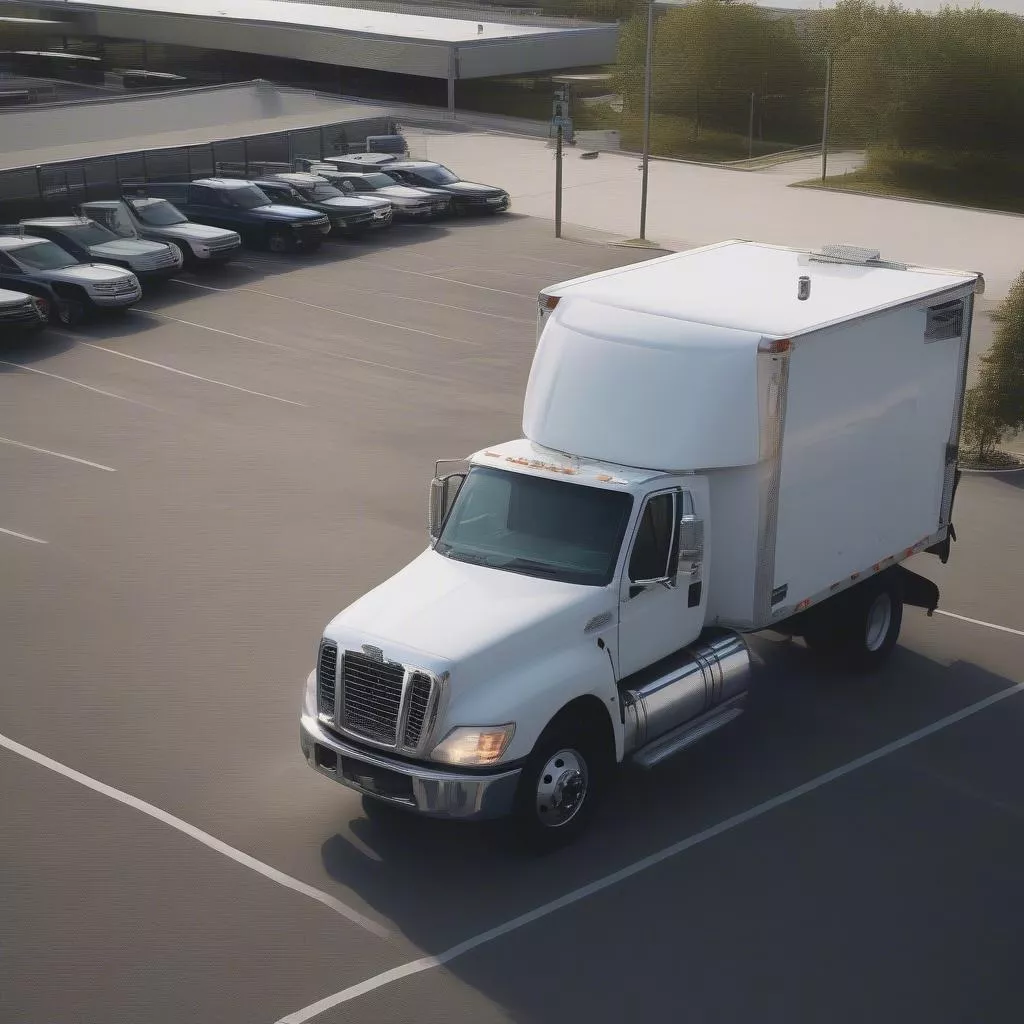 Xe tải được trang bị mạch điều khiển từ xa tăng cường an ninh 