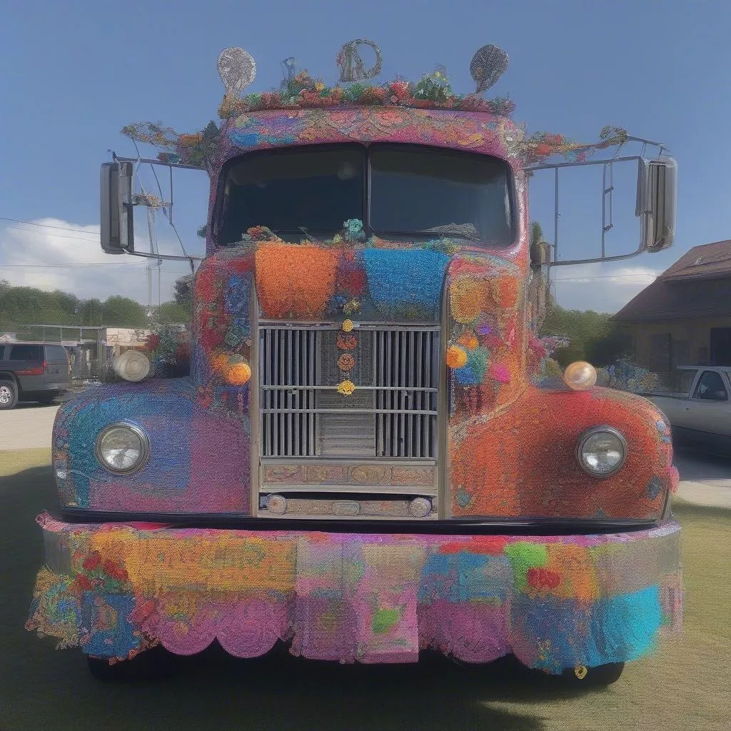 Vẽ Ô Tô Trang Trí: Thổi Hồn Cá Tính Lên Chiếc Xe Tải Của Bạn