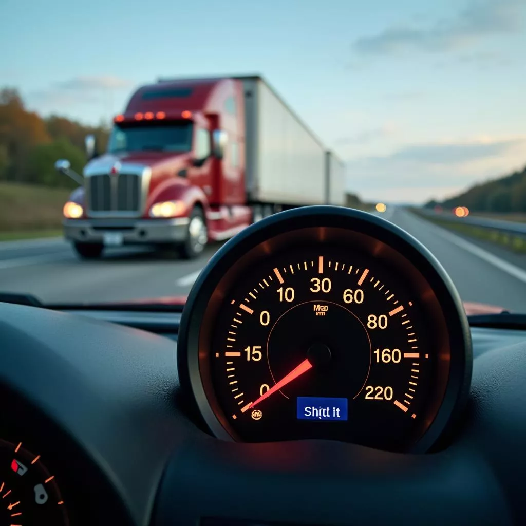 Camion in funzione con cambio a due gamme