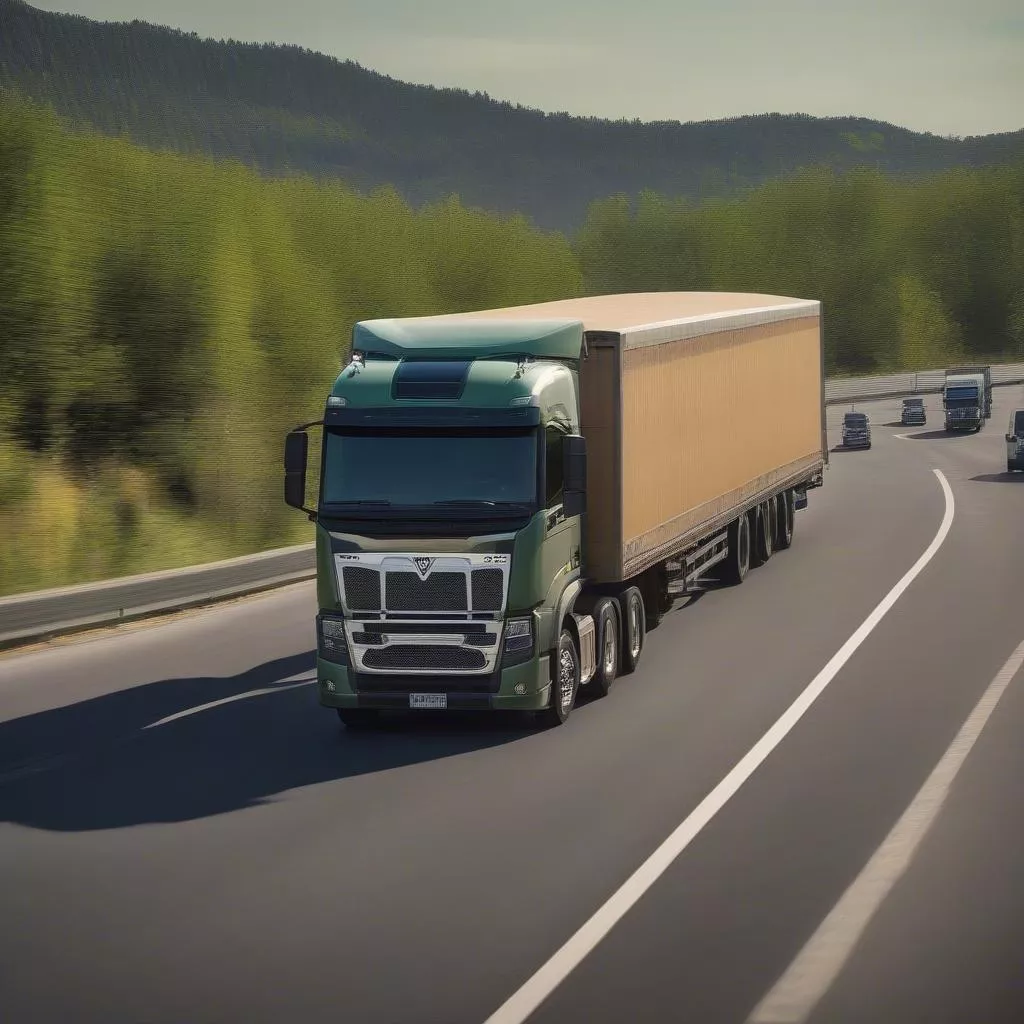 Xe tải Vulcan 650 vận tải