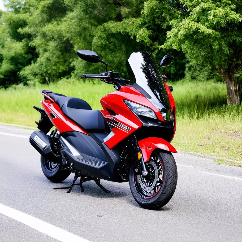 Yamaha Xmax 300 màu đỏ