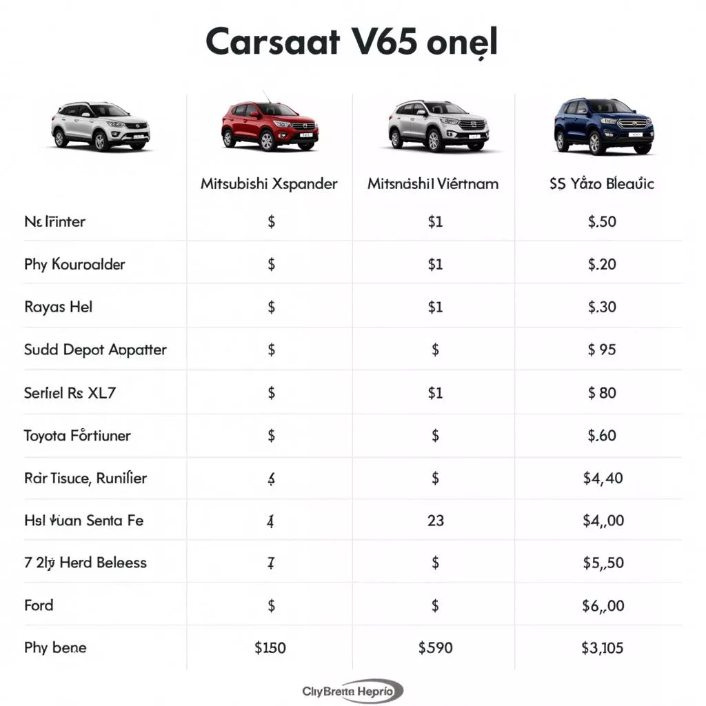 7-Seater Car Prices in Vietnam - 2023 Guide