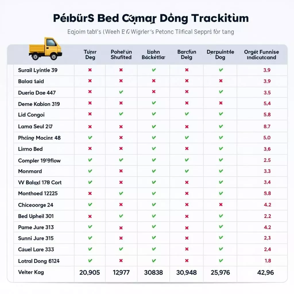 Veam 1.9-ton truck price list