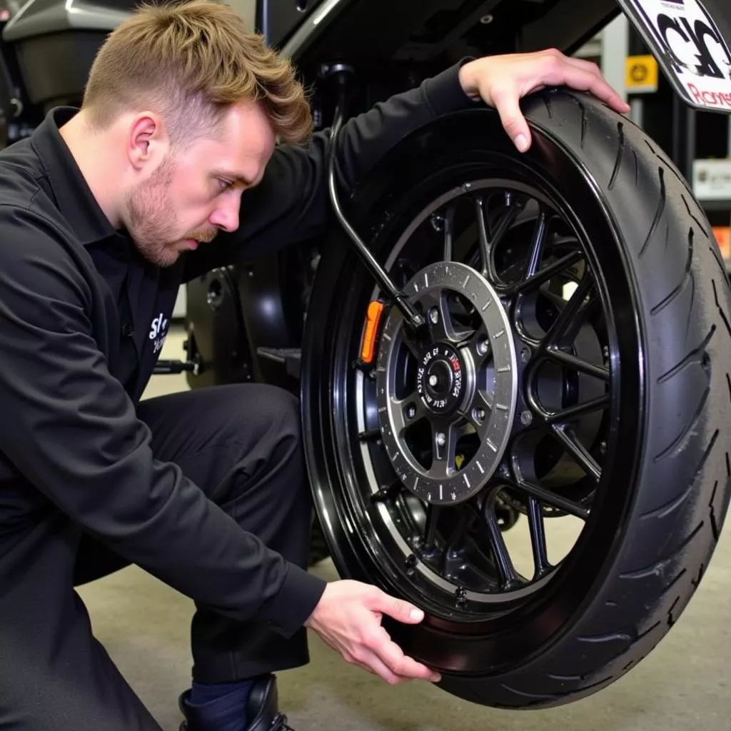 Bánh mâm xe Air Blade chính hãng