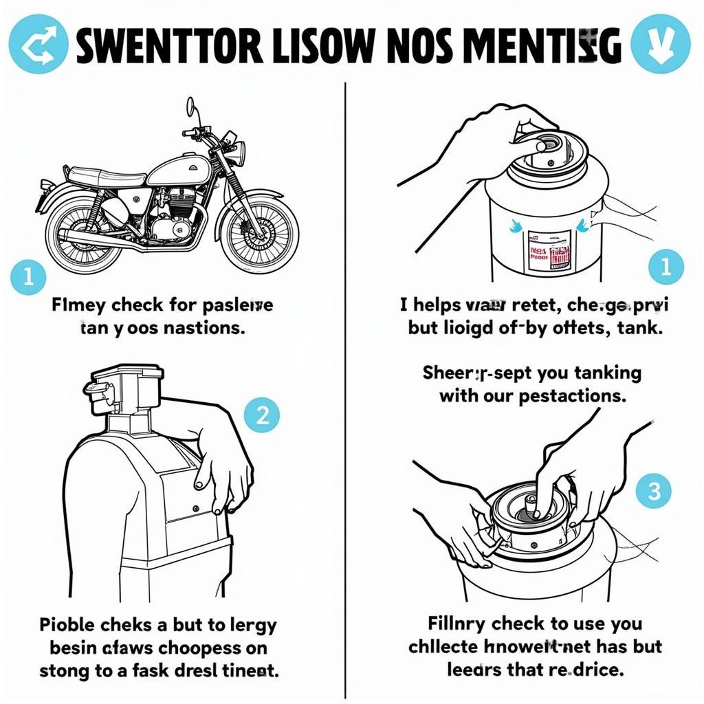 Bảo dưỡng bình nos xe máy