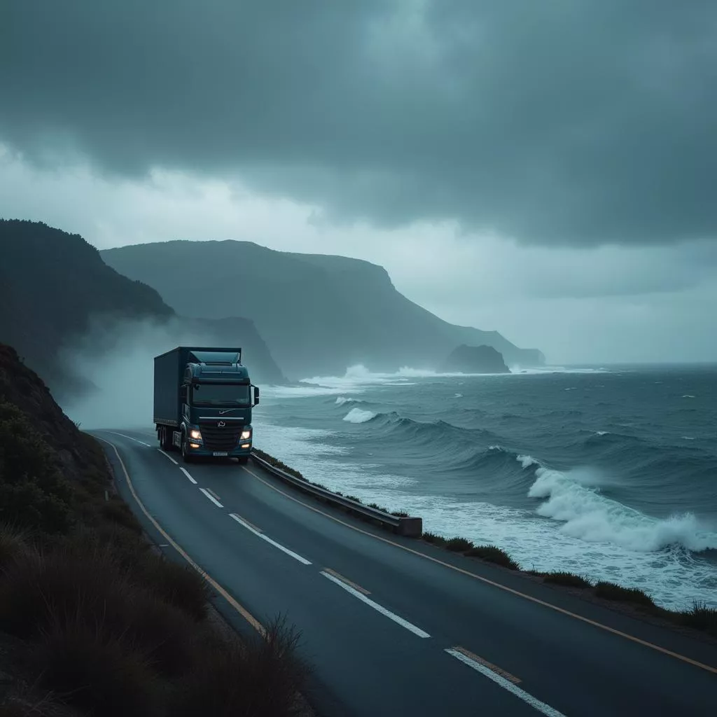 台風8号、南シナ海に上陸：輸送への影響とトラック運転手への注意点