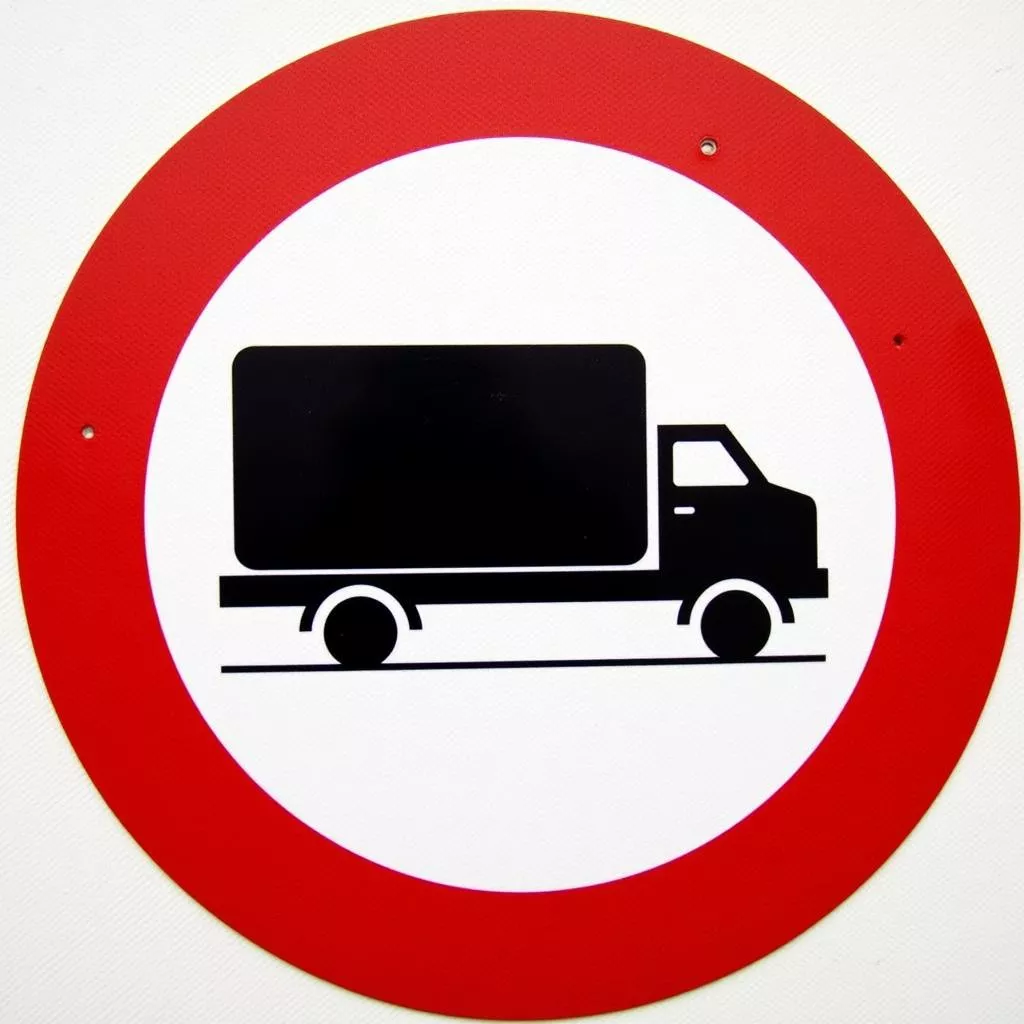 Panneaux d'interdiction pour poids lourds : ce qu'il faut savoir