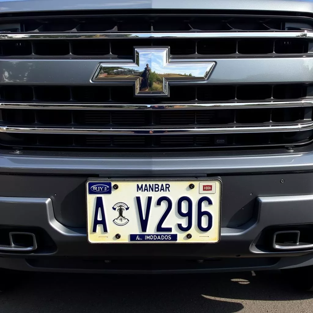 Targa automobilistica A, bella e di prestigio