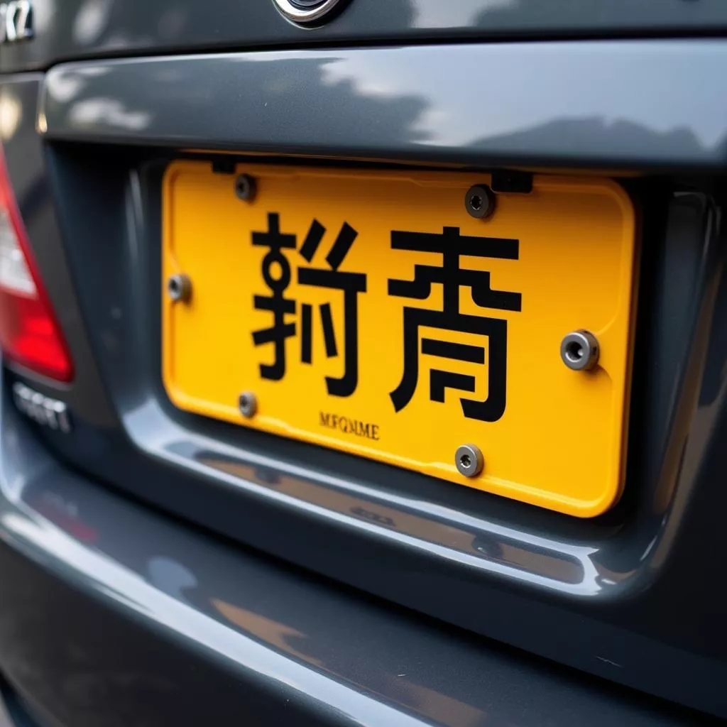 Màu Biển Số Xe Ở Trung Quốc: Lật Tấm Màn Bí Ẩn