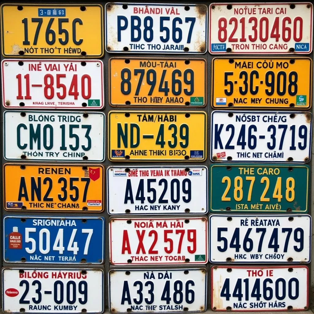 Distinguishing license plates of different provinces