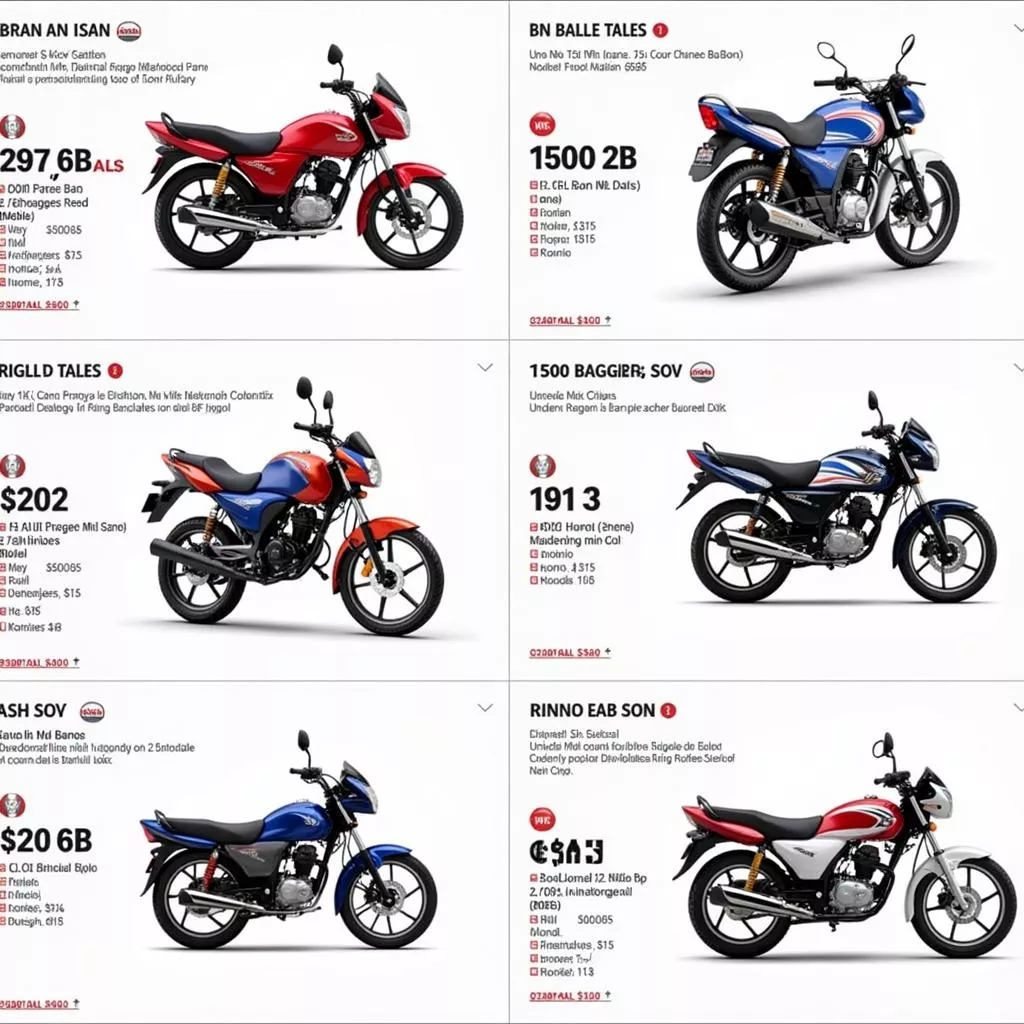 Bảng giá xe 150cc các hãng