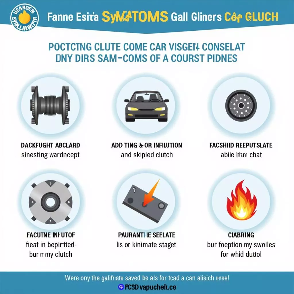 Worn out car clutch disc