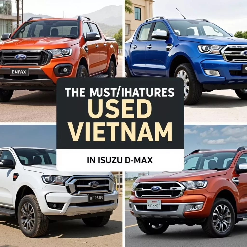 Beliebte gebrauchte Pickup-Modelle in Vietnam