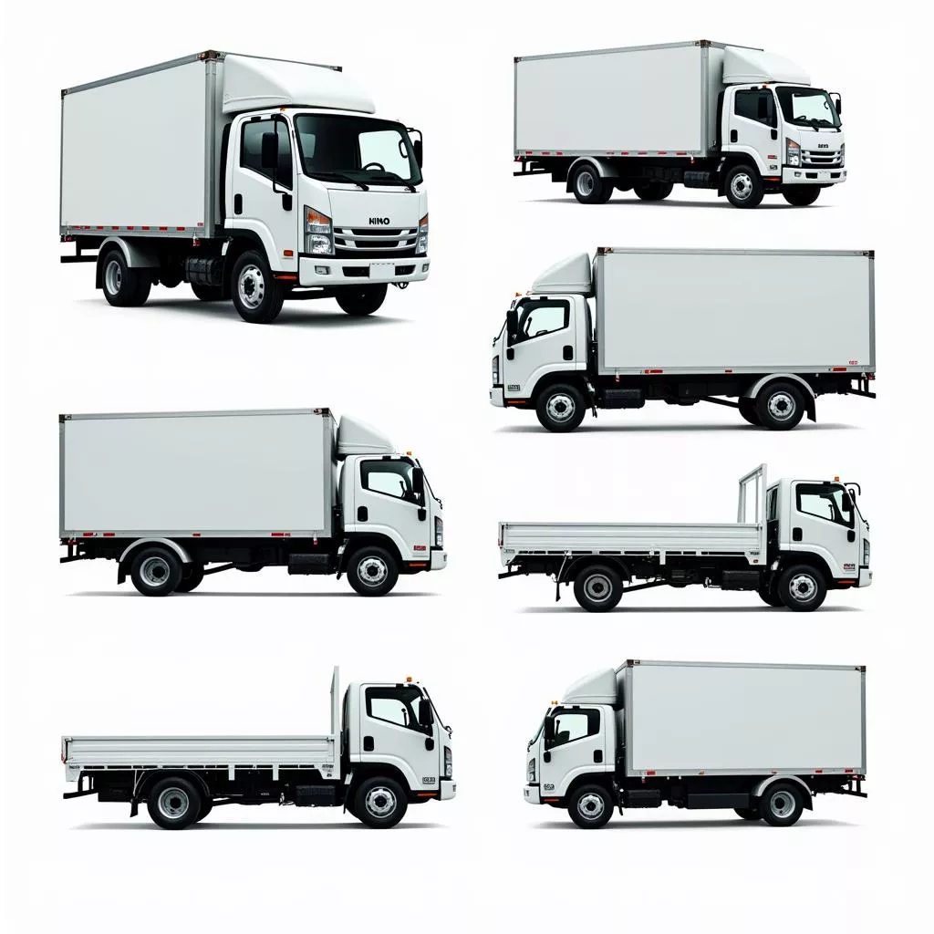 Different models of Cruiser trucks