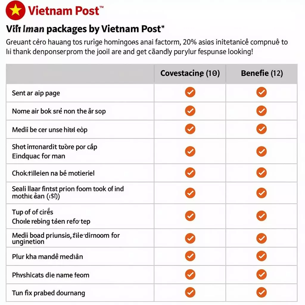 Vietnam Post Office Car Insurance Packages