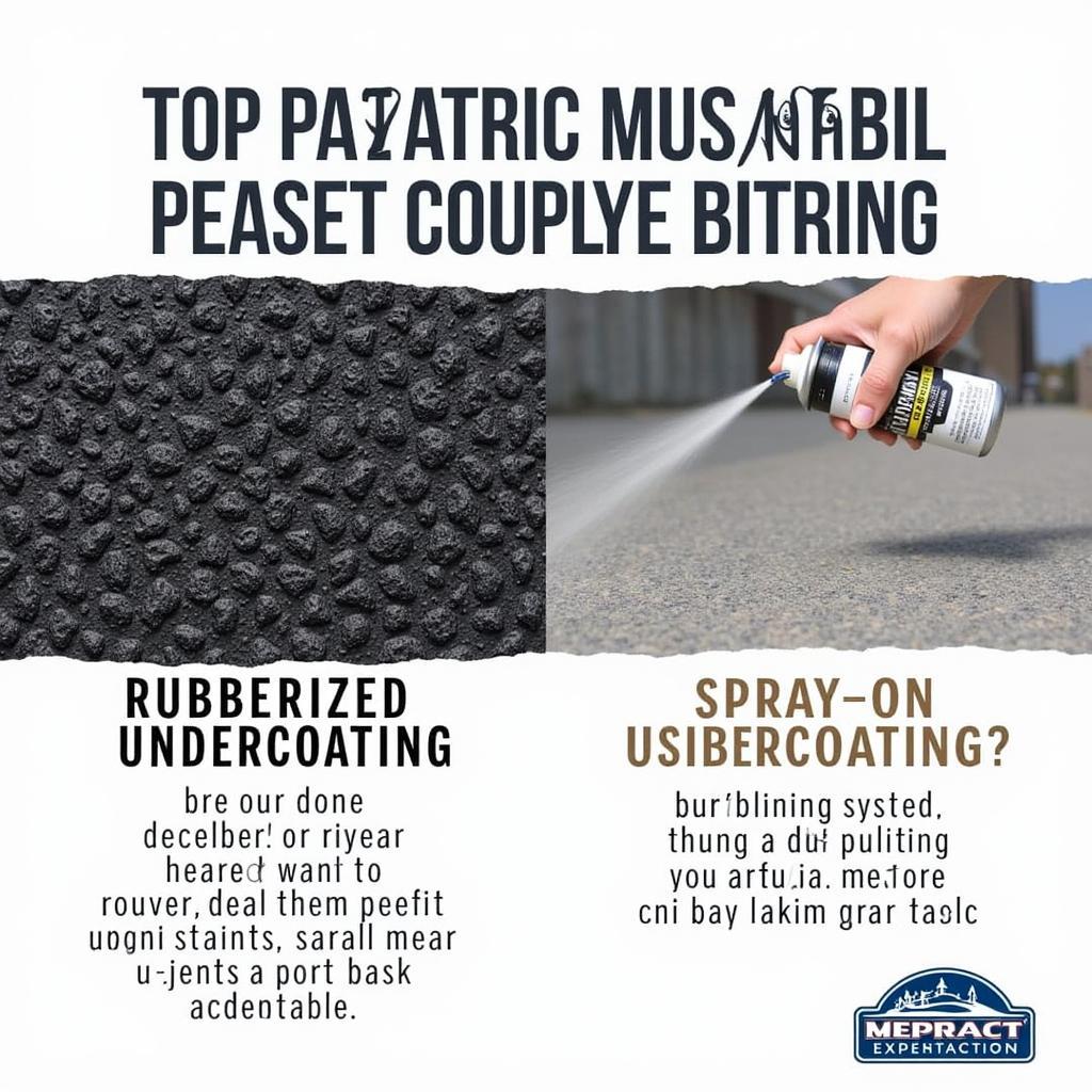 Các loại phủ gầm ô tô: cao su non và dung dịch