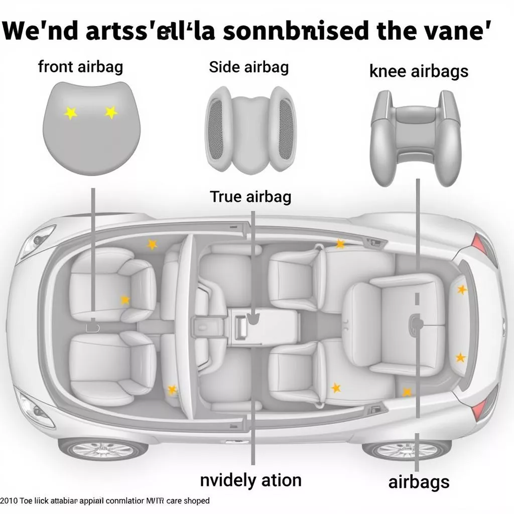 Các loại túi khí trên xe ô tô