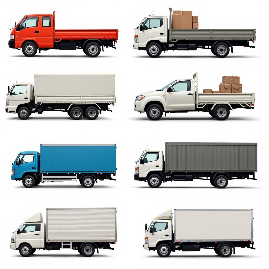 Common truck types in Hanoi