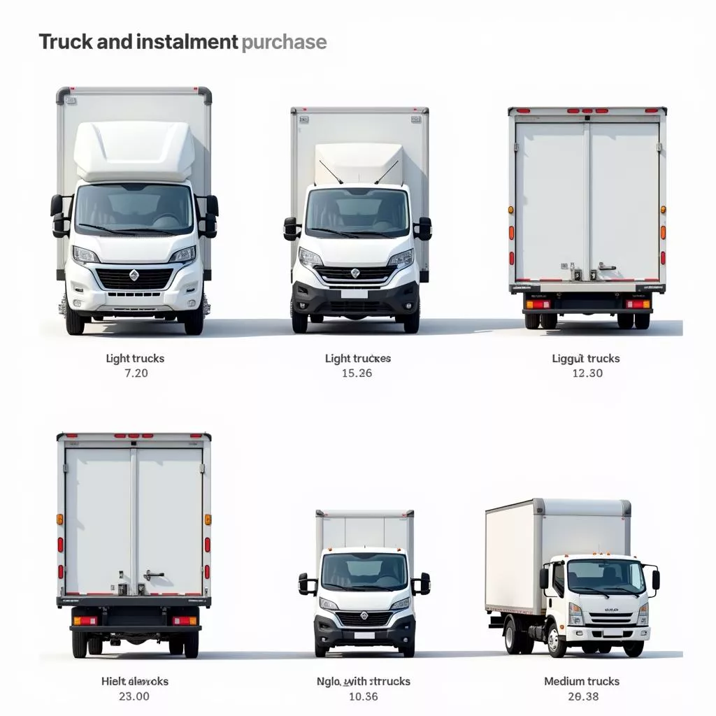 Các loại xe tải trả góp