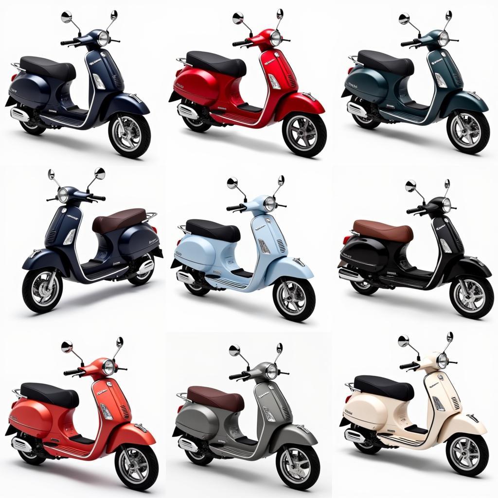 Các mẫu dàn áo xe Vespa