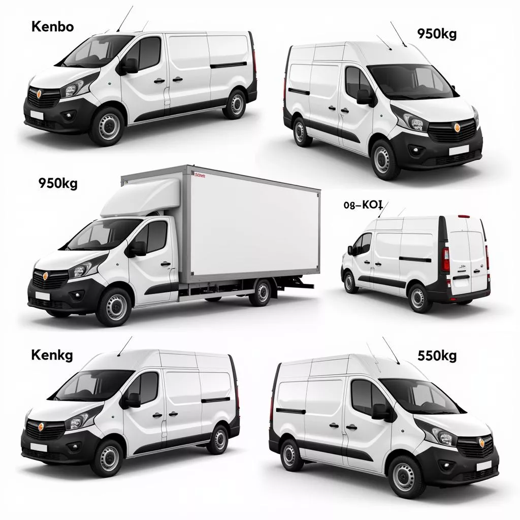 Diverse versioni del Kenbo Van