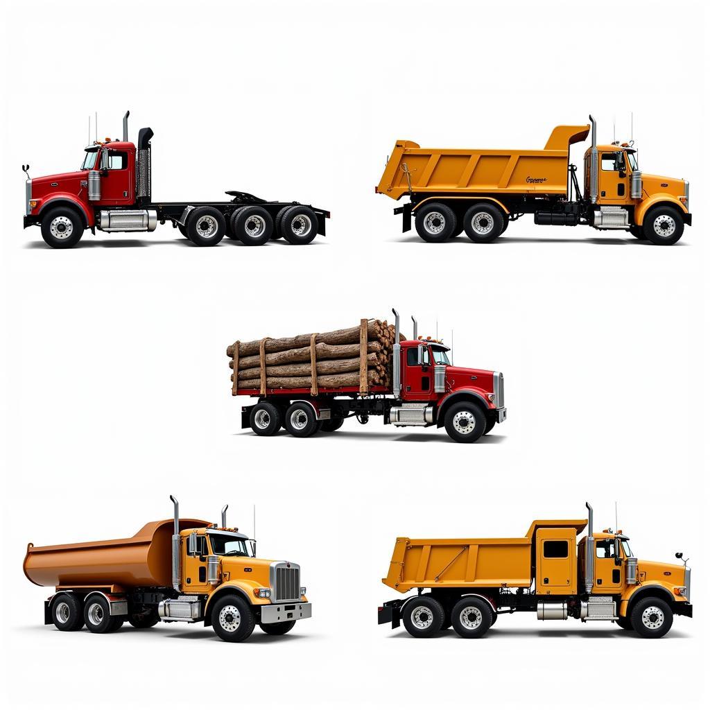 Các phiên bản xe tải 5 chân khác nhau