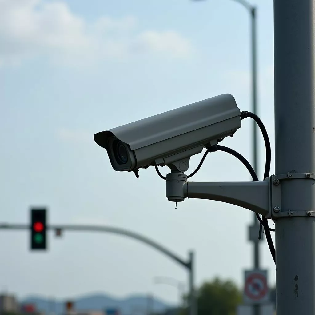 Traffic surveillance camera in Vietnam