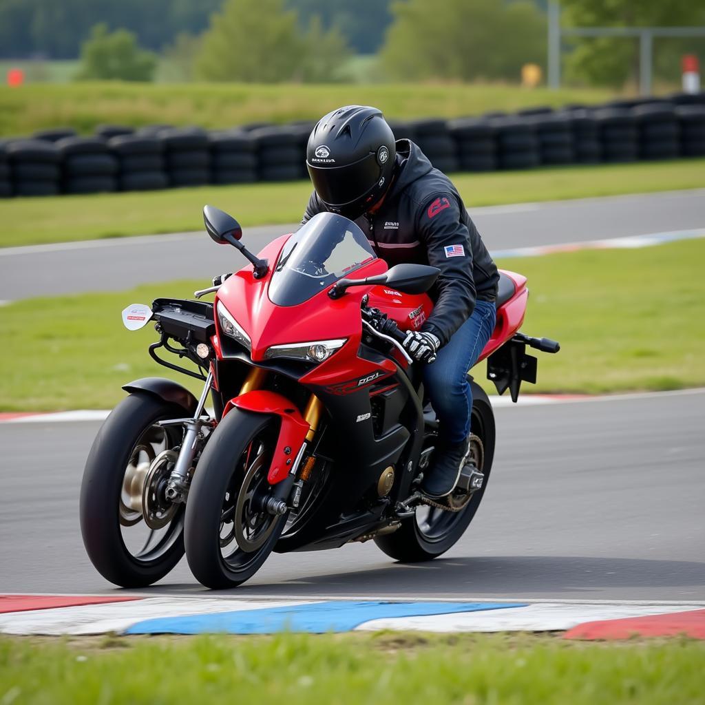 Honda CBR600RR trên đường đua