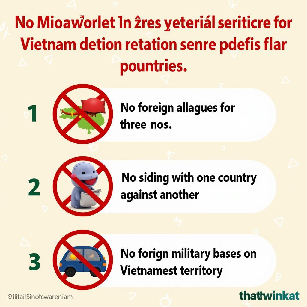 Chính Sách 3 Không Của Việt Nam Là Gì?