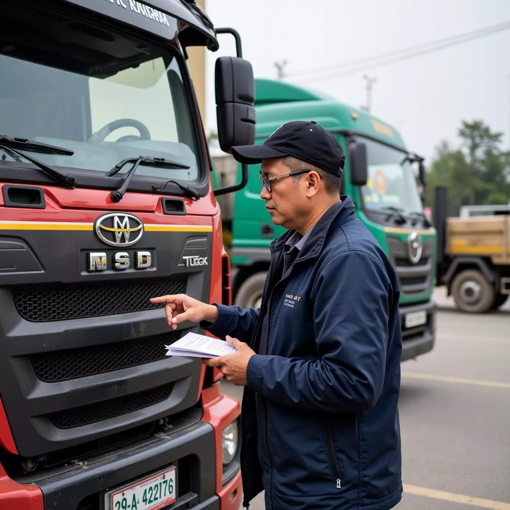 Chủ xe tải 29A 42276 kiểm tra biển số