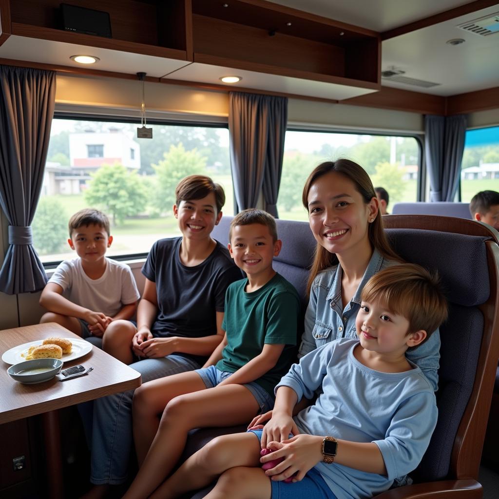 Comfortable bus trip