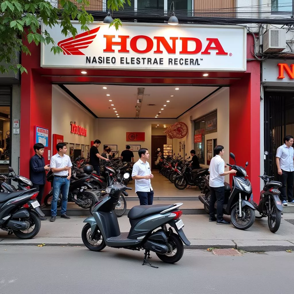 Cửa hàng xe đạp điện Honda tại Hà Nội