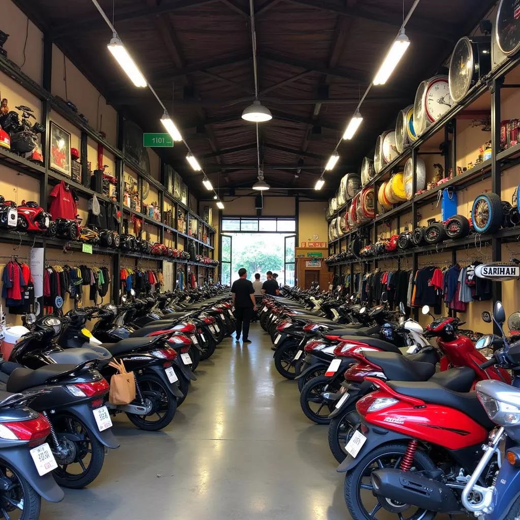 Cửa hàng xe máy Hà Nội