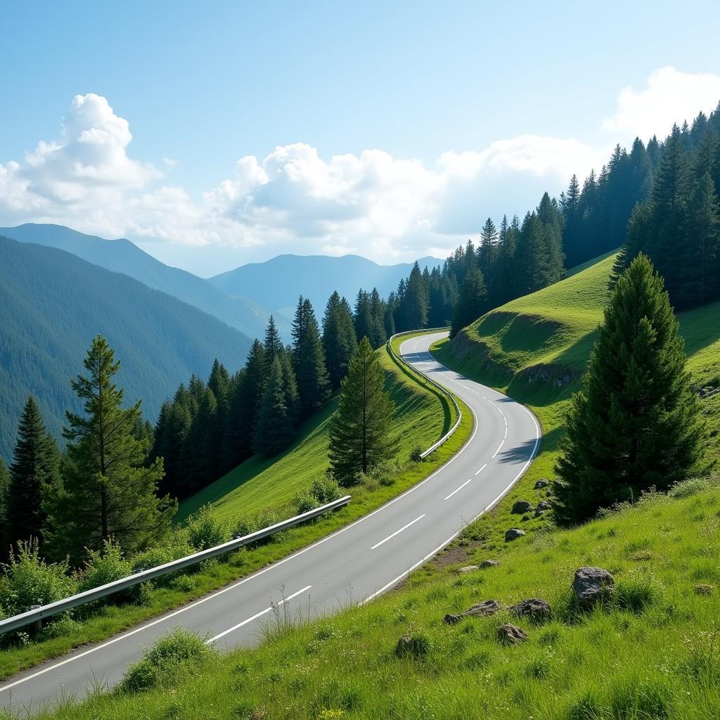 Scenic route in Da Lat