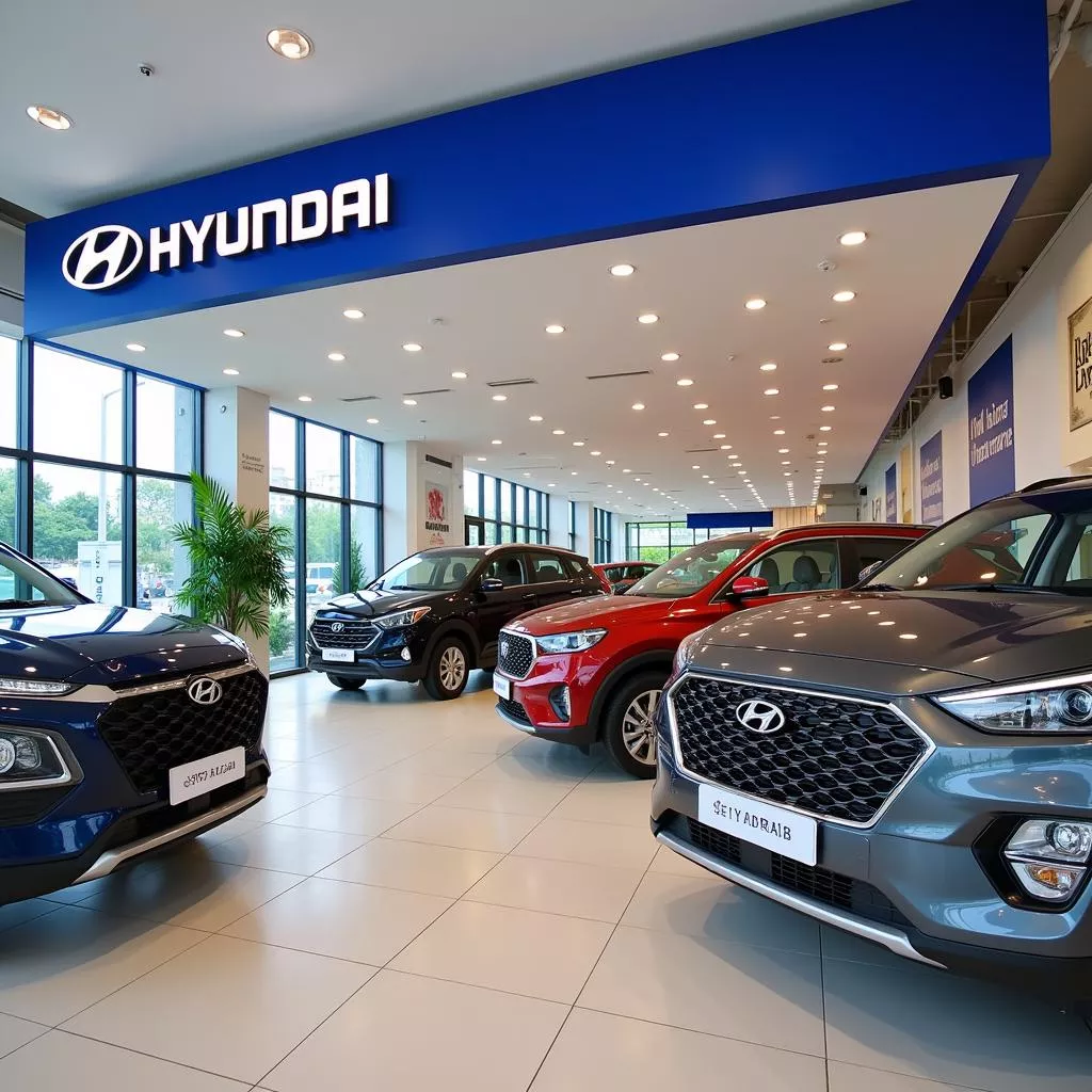 Hình ảnh đại lý Hyundai tại Hà Nội