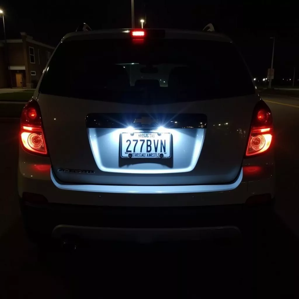 Captiva License Plate Lights: Enhanced Style and Safety