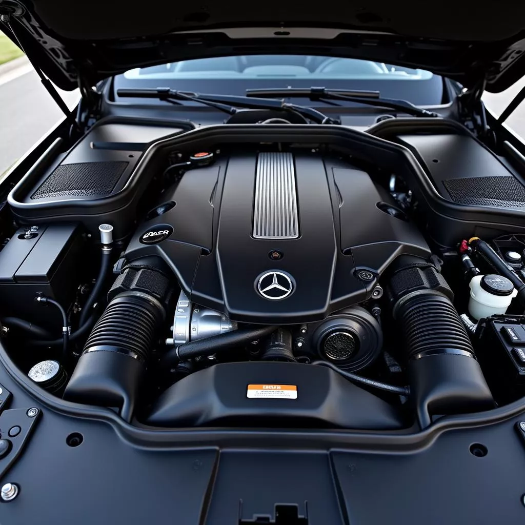 Động cơ mạnh mẽ của Mercedes GLC 300 2017