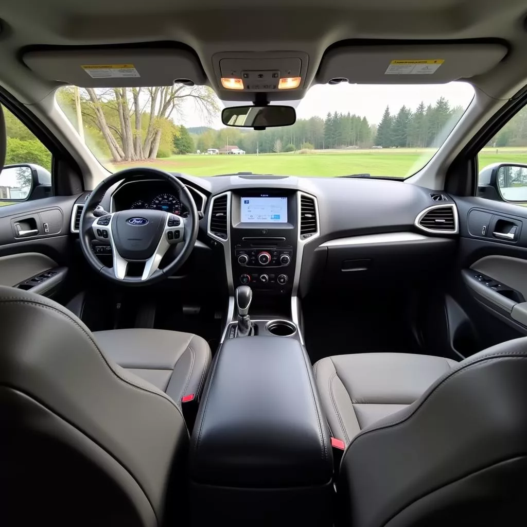 2017 Ford Everest: Interior