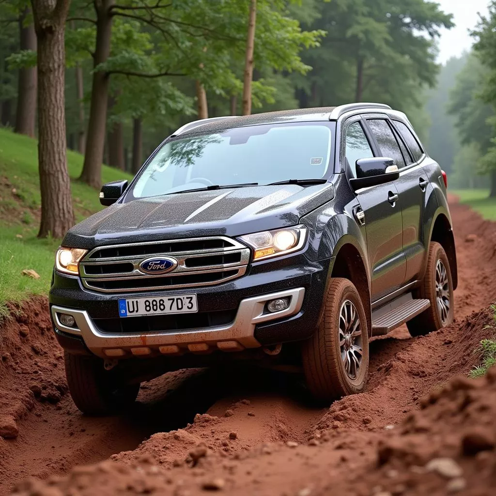 2017 Ford Everest: Off-roading