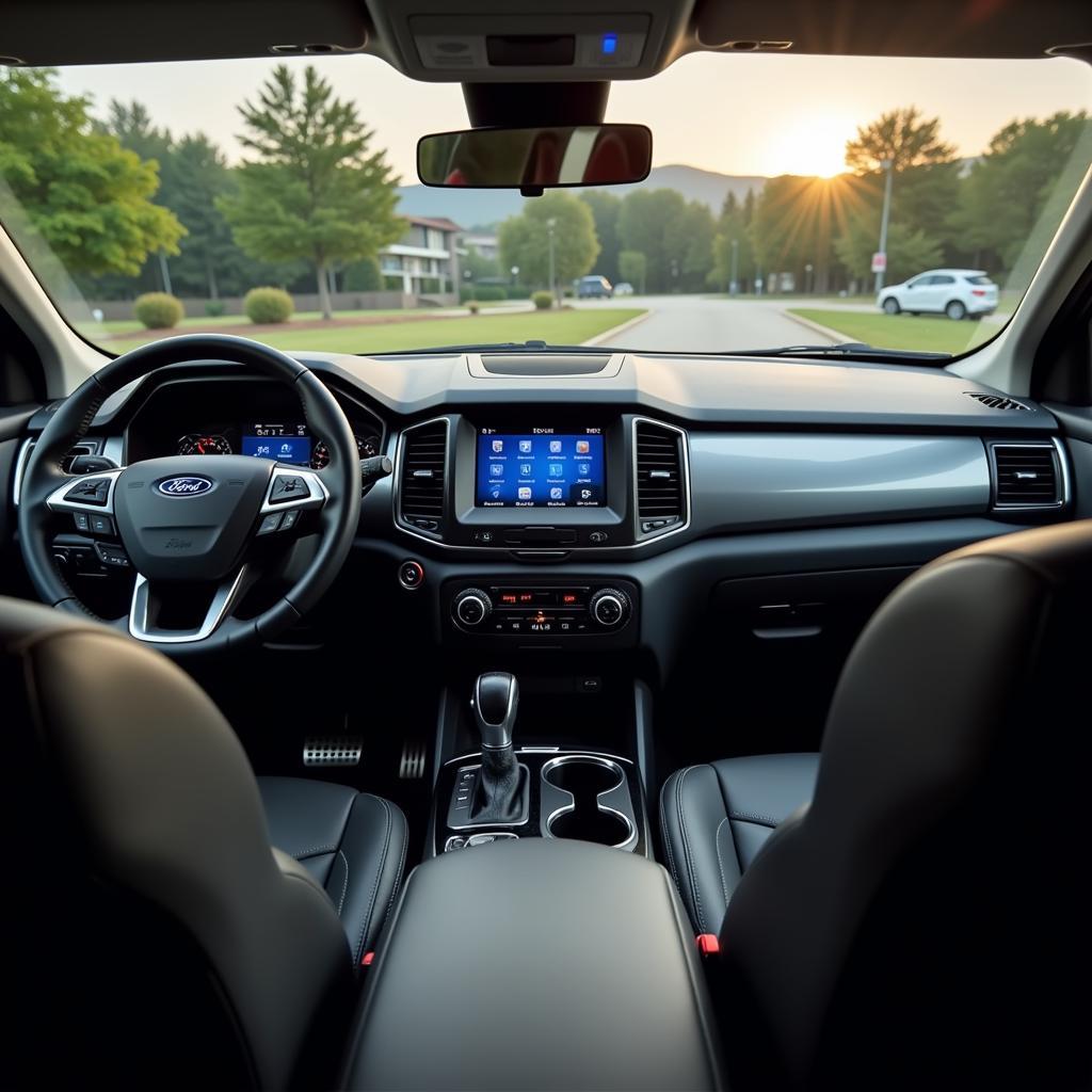 Ford Everest 2019 máy dầu nội thất