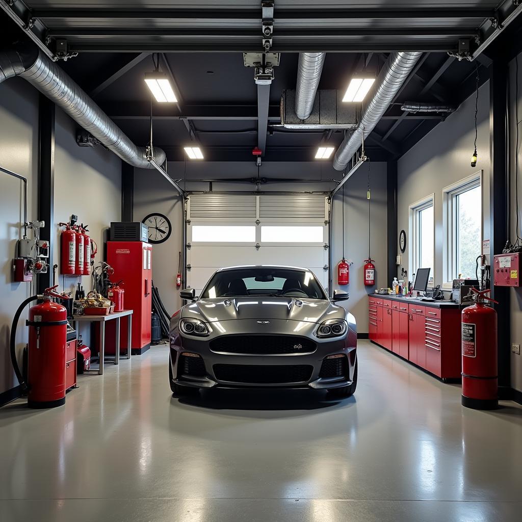 Garage ô tô tự lực đảm bảo an toàn và thông gió tốt