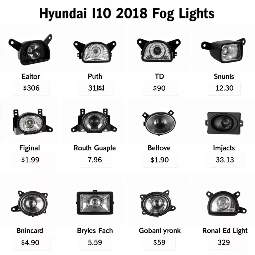 Giá đèn gầm xe i10 2018 phù hợp với túi tiền