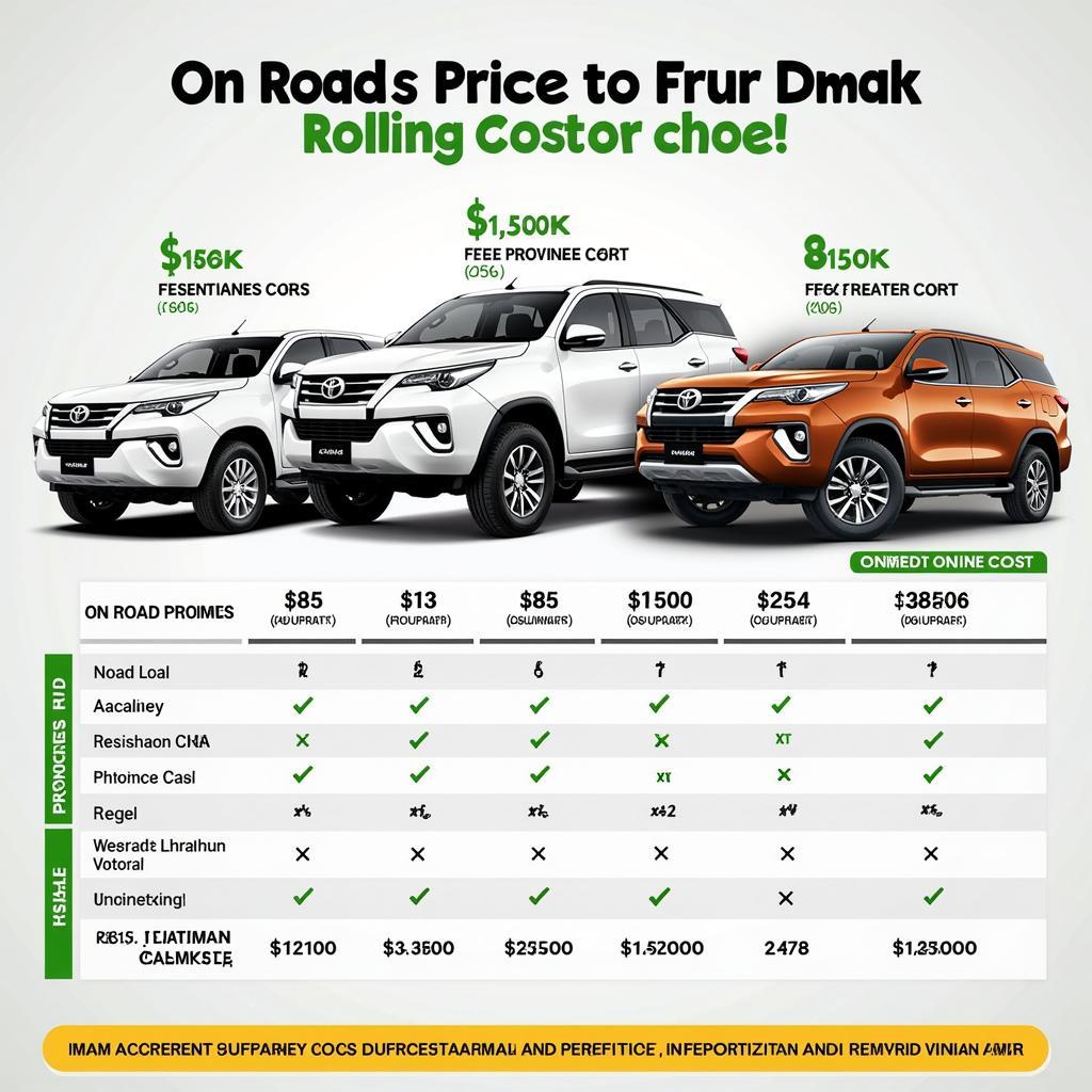 Giá Lăn Bánh Xe Fortuner: Thông Tin Chi Tiết và Hướng Dẫn