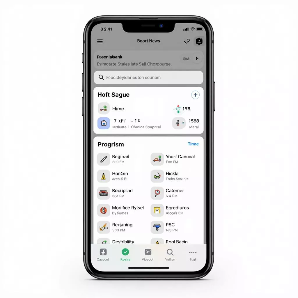 Interfaccia utente di un'applicazione per la verifica delle targhe automobilistiche