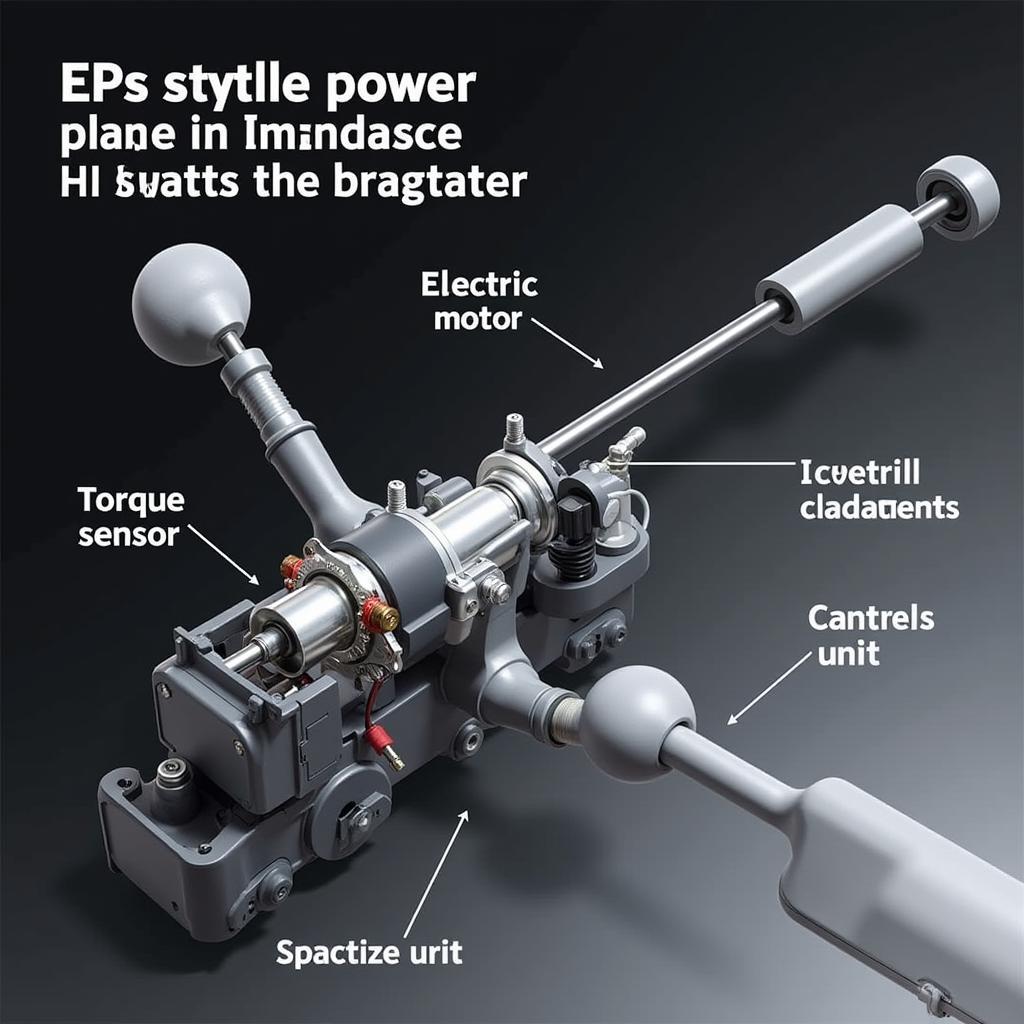 Sistema de direção assistida eletricamente num automóvel