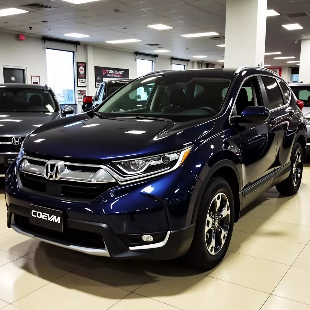 Honda CRV 2017 được bày bán tại showroom