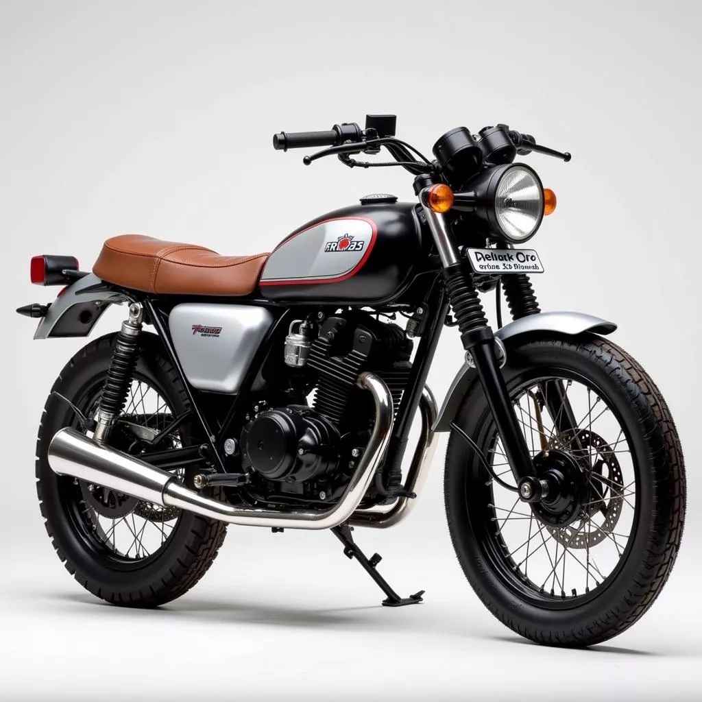 Customized Honda FTR 223 in Tracker style