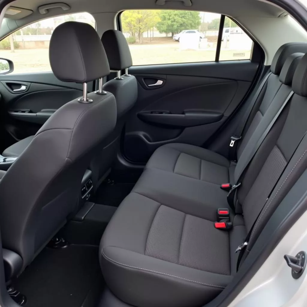 Interior of the 2019 Hyundai i10 Full Option